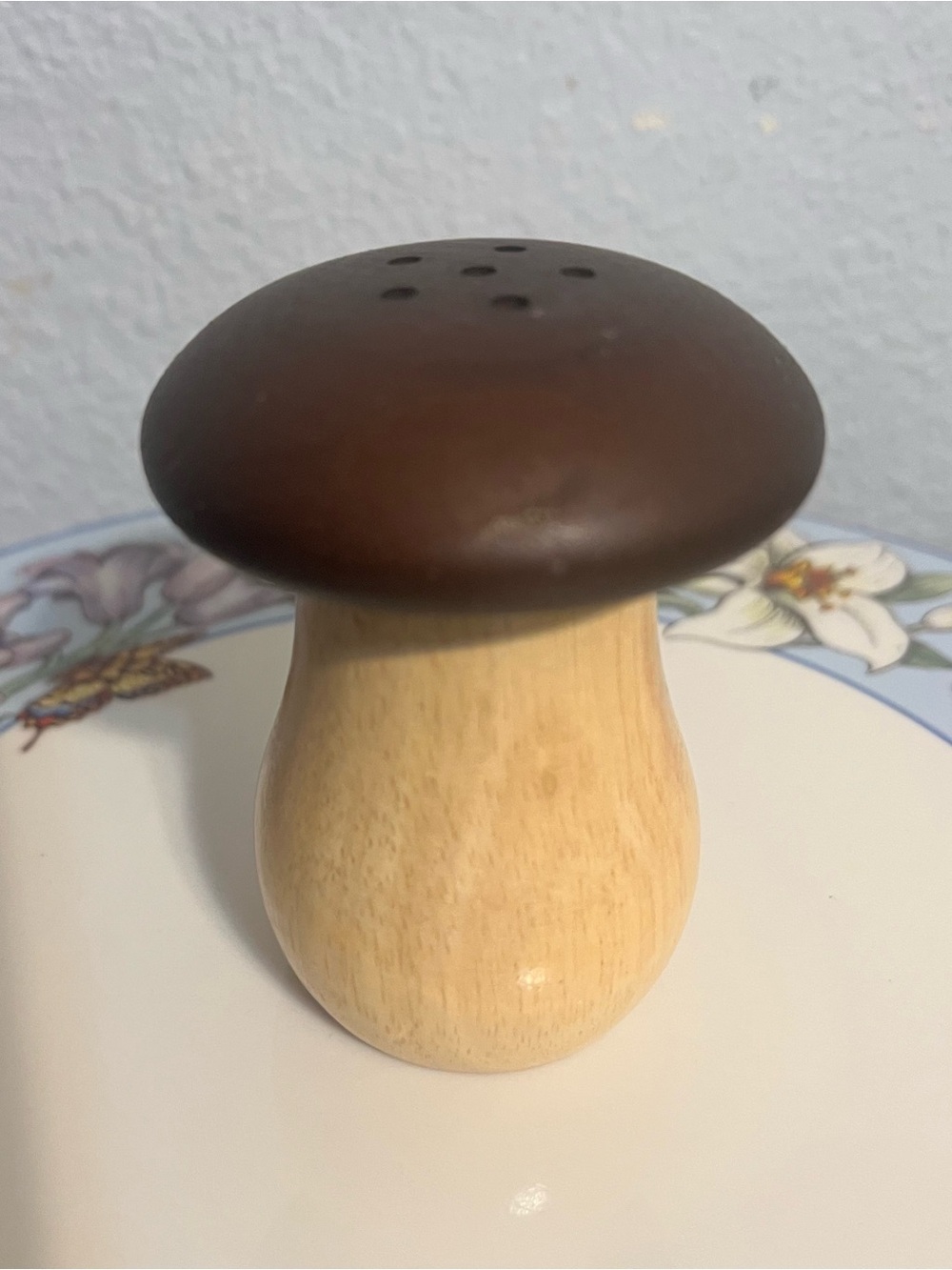 Mushroom Toothpick Holder Wooden Mushroom Shape Toothpick Dispenser
